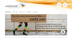 Desktop Screenshot of medienarbeit-nrw.de