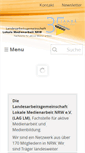 Mobile Screenshot of medienarbeit-nrw.de
